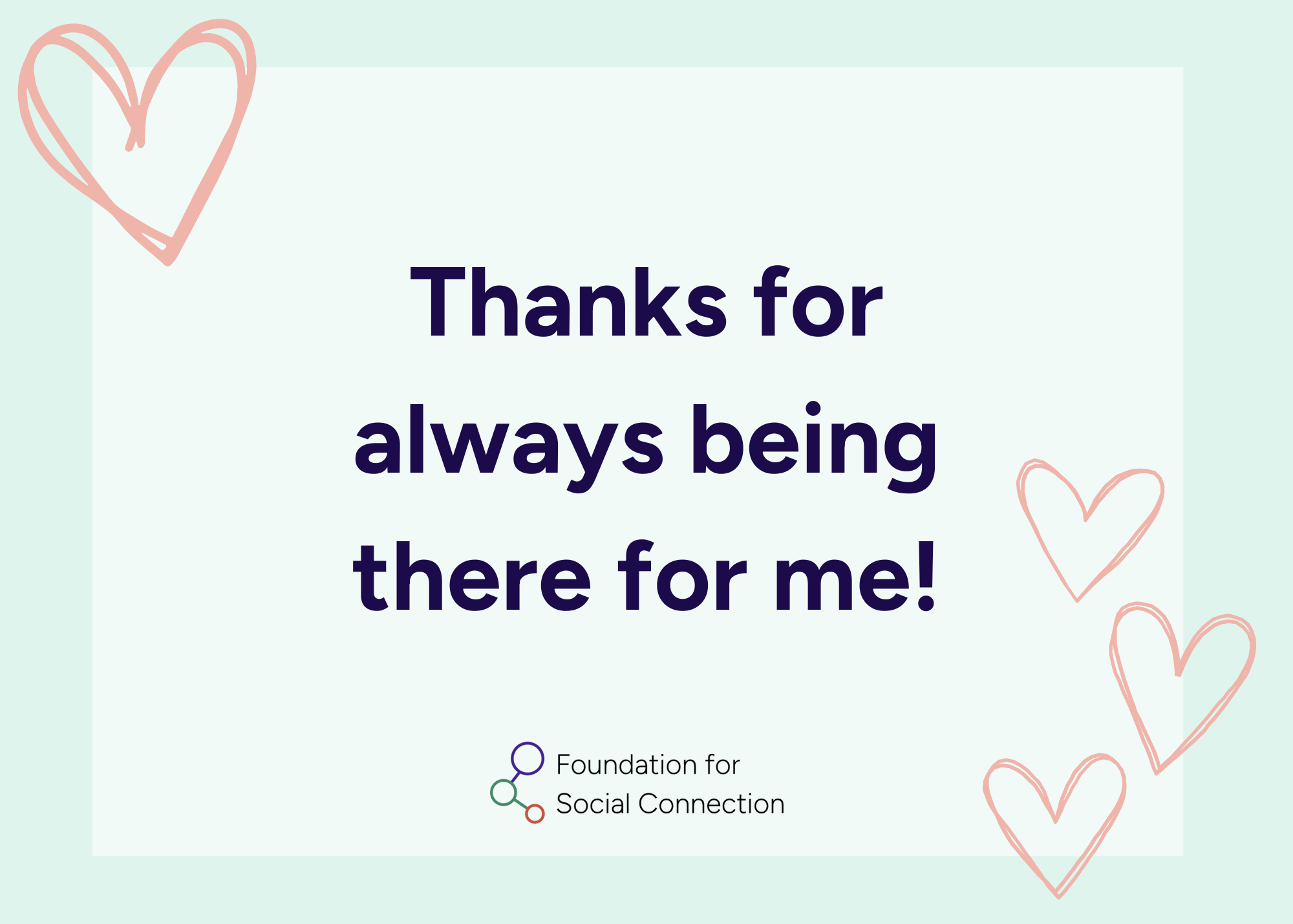 Valentine's Day Connection Cards - Foundation for Social Connection